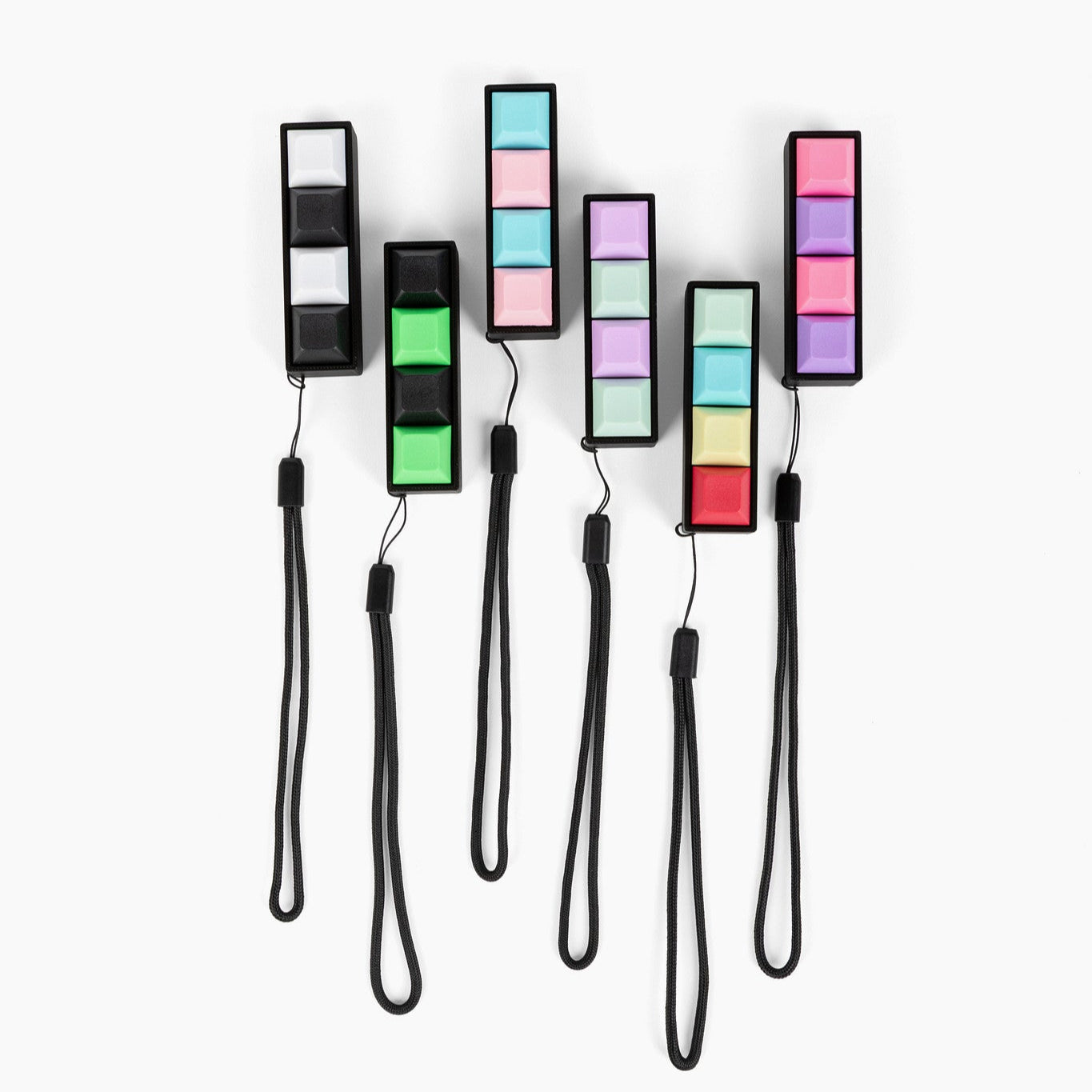 Custom 4 Key Mechanical Keyboard Keychain