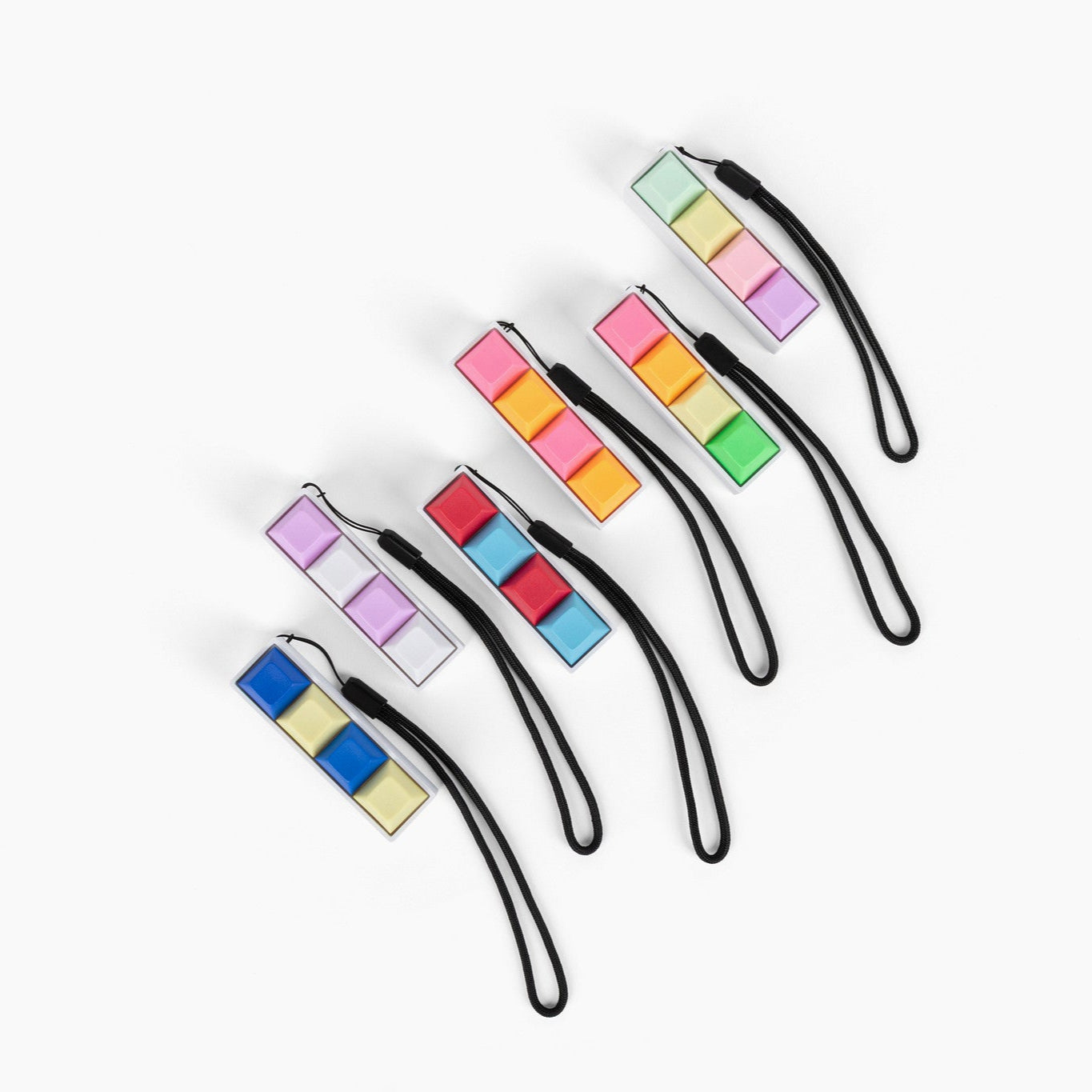 Custom 4 Key Mechanical Keyboard Keychain
