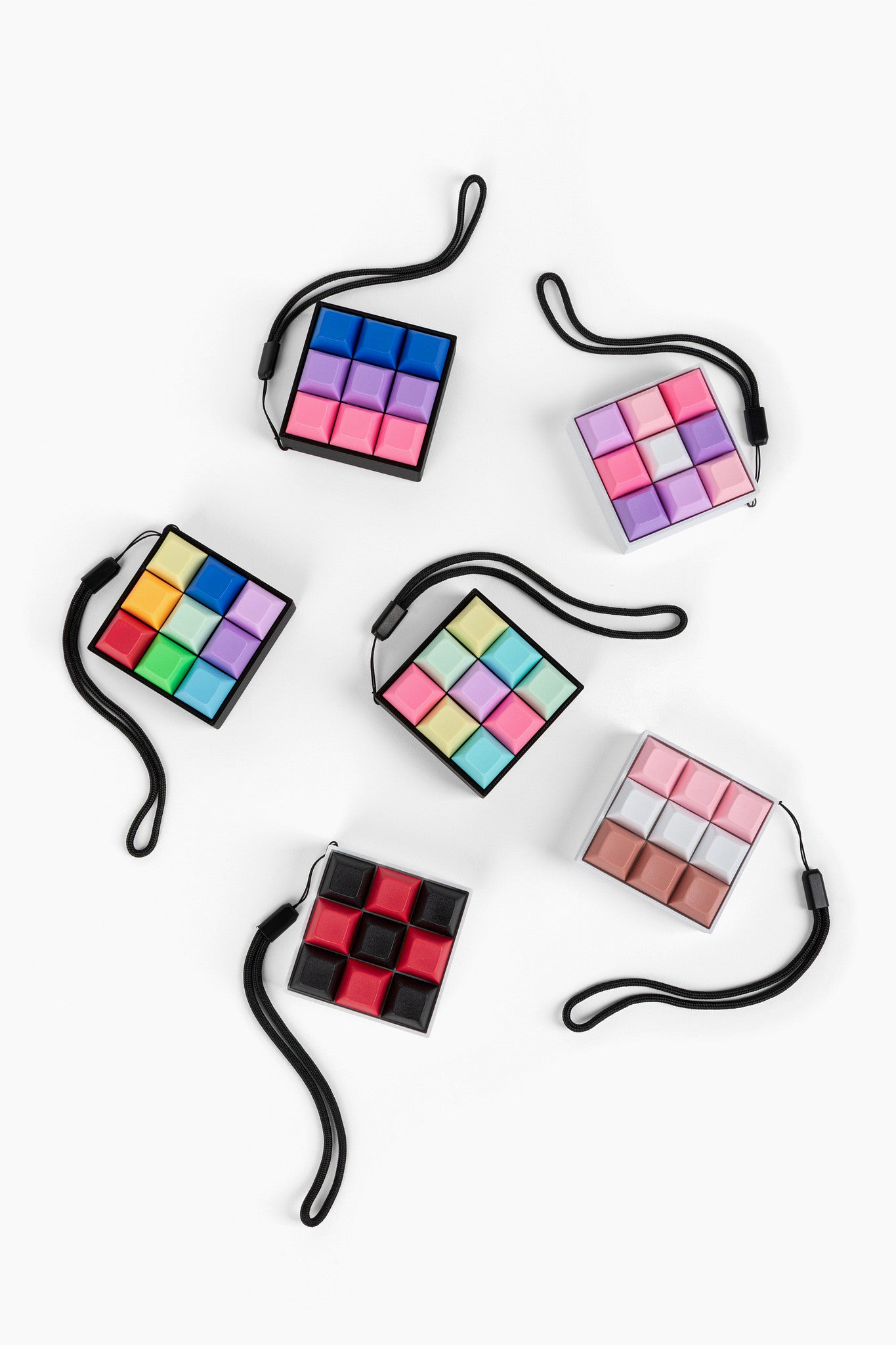 Custom 9 Key Mechanical Keyboard Keychain