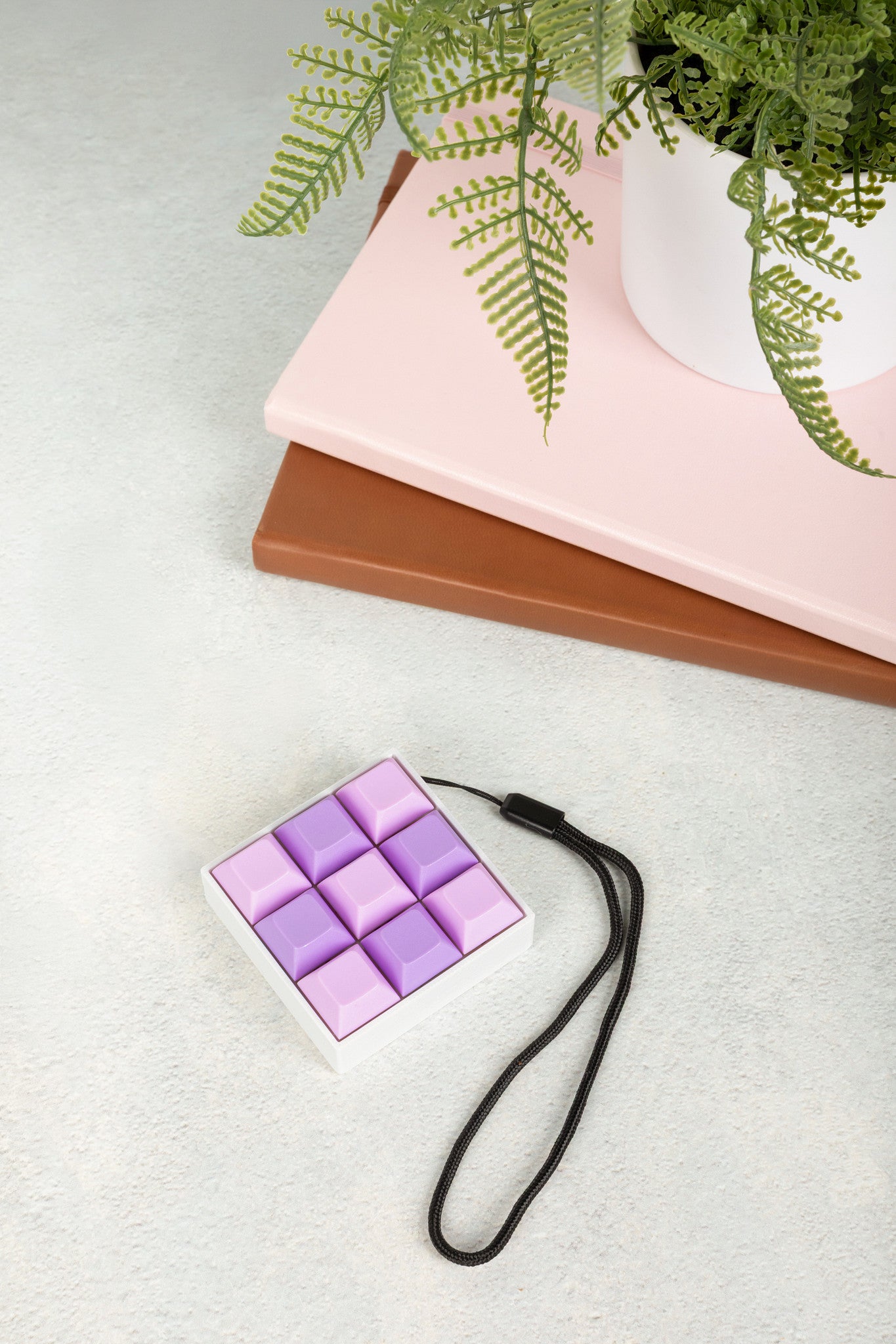 Custom 9 Key Mechanical Keyboard Keychain