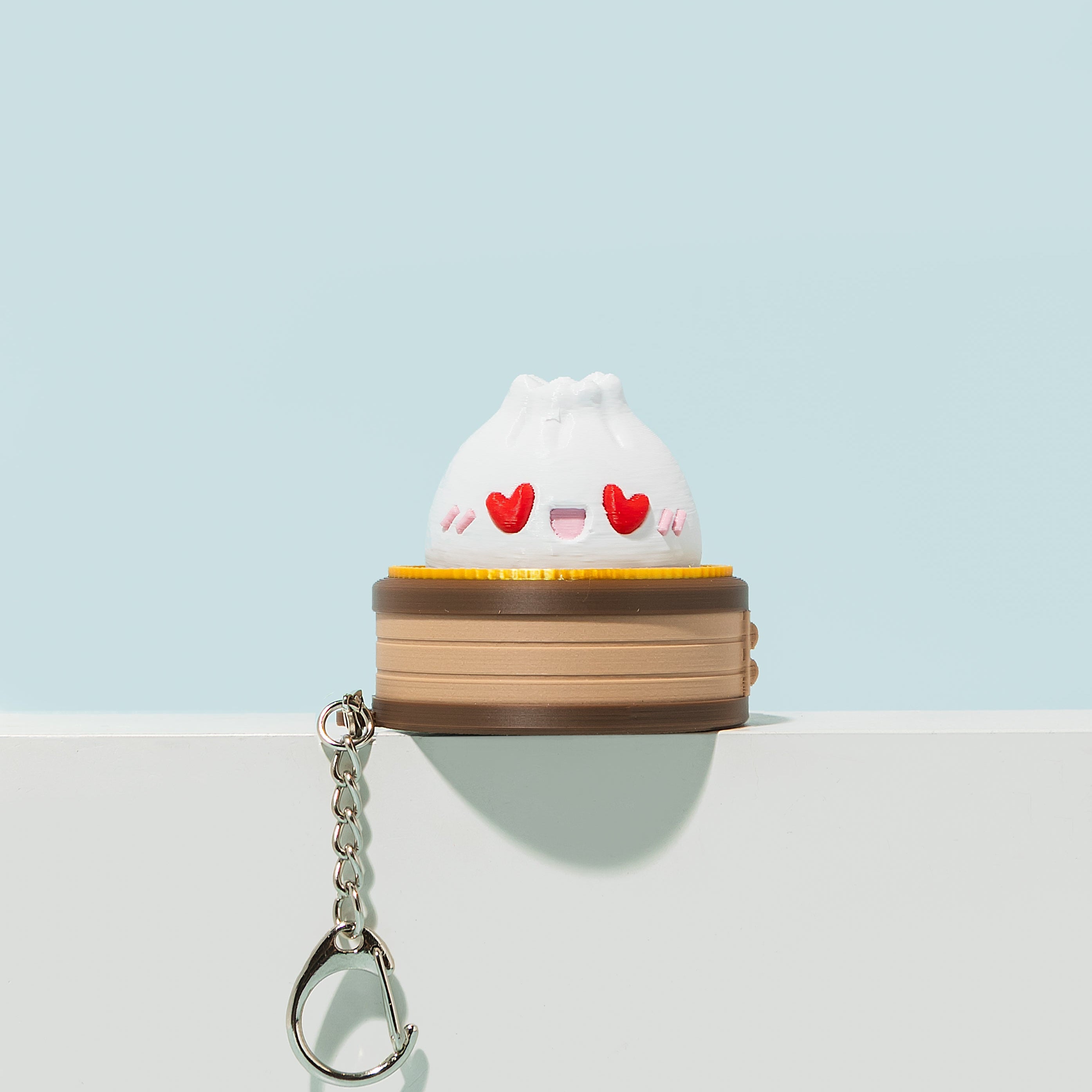 Dumpling Fidget Clicker Keychain