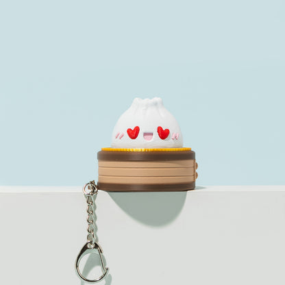 Dumpling Fidget Clicker Keychain