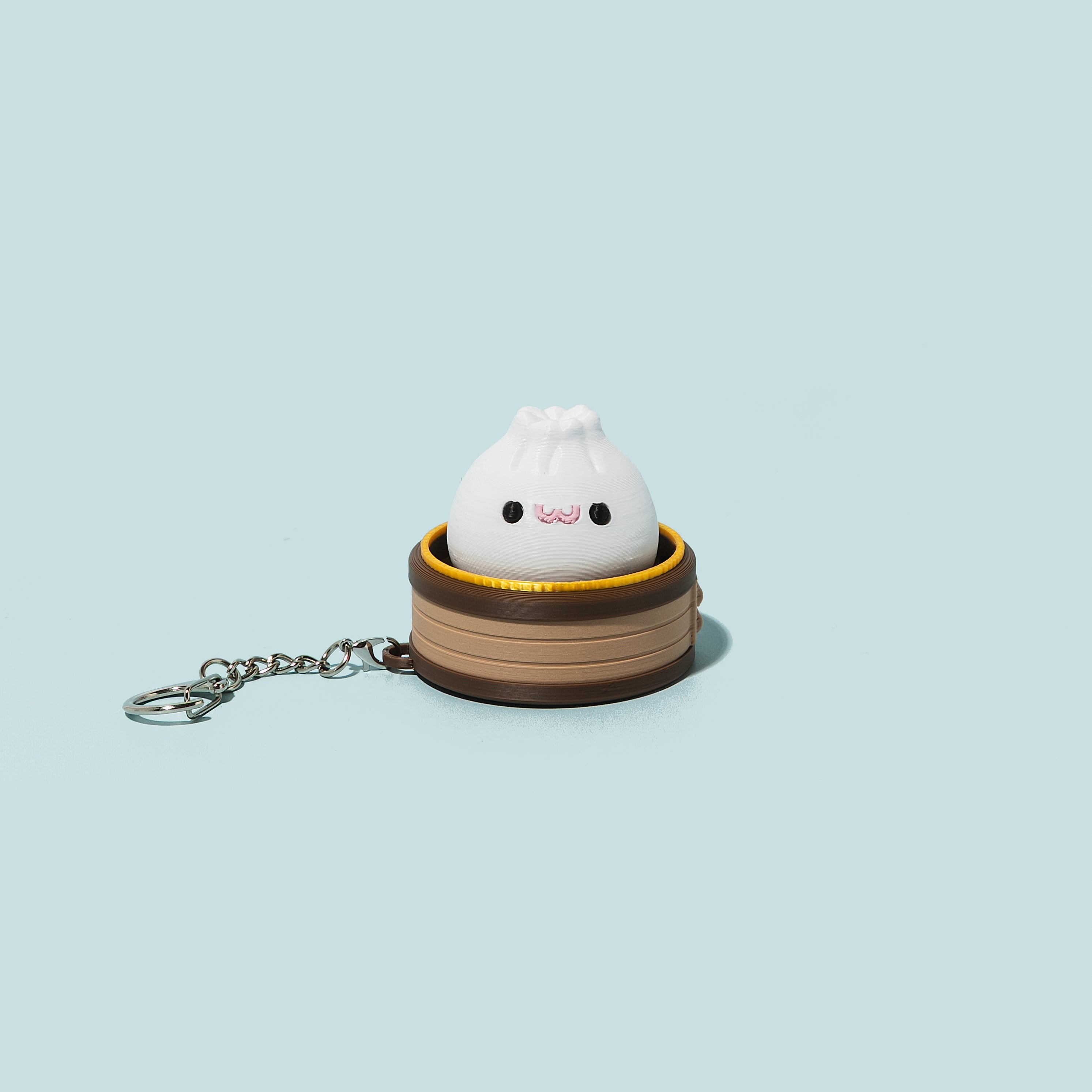 Dumpling Fidget Clicker Keychain
