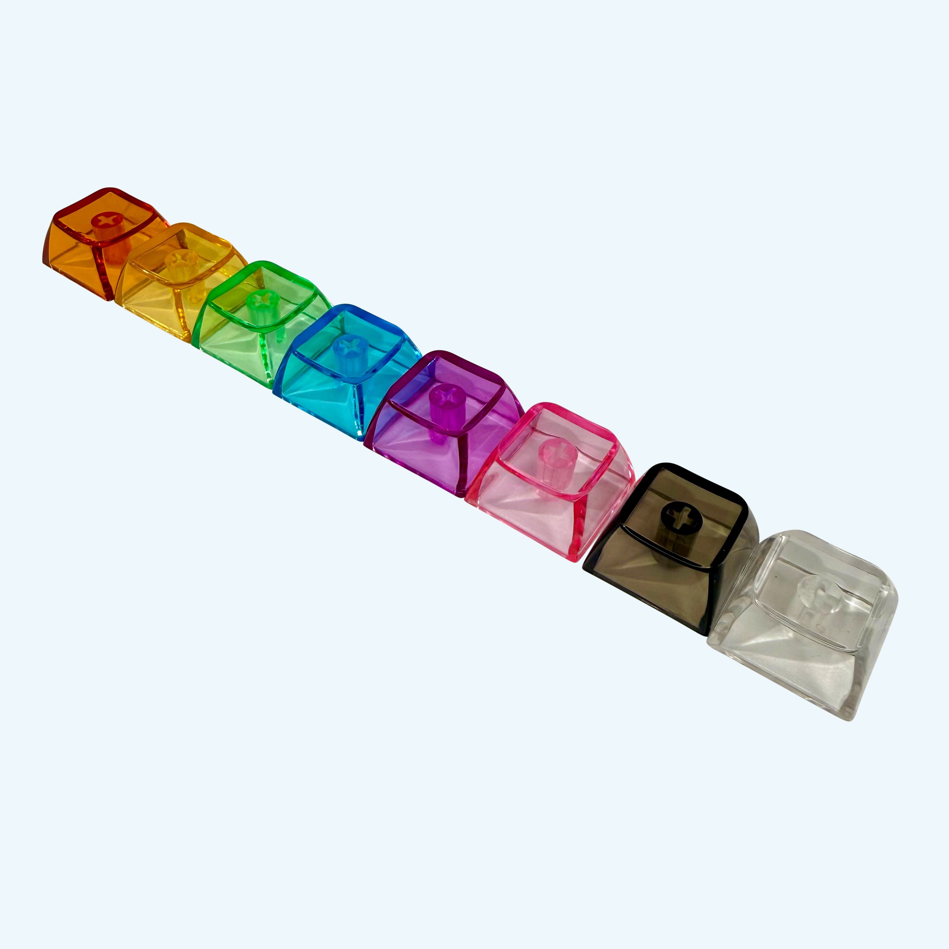 Clear Square Specialty Keycaps