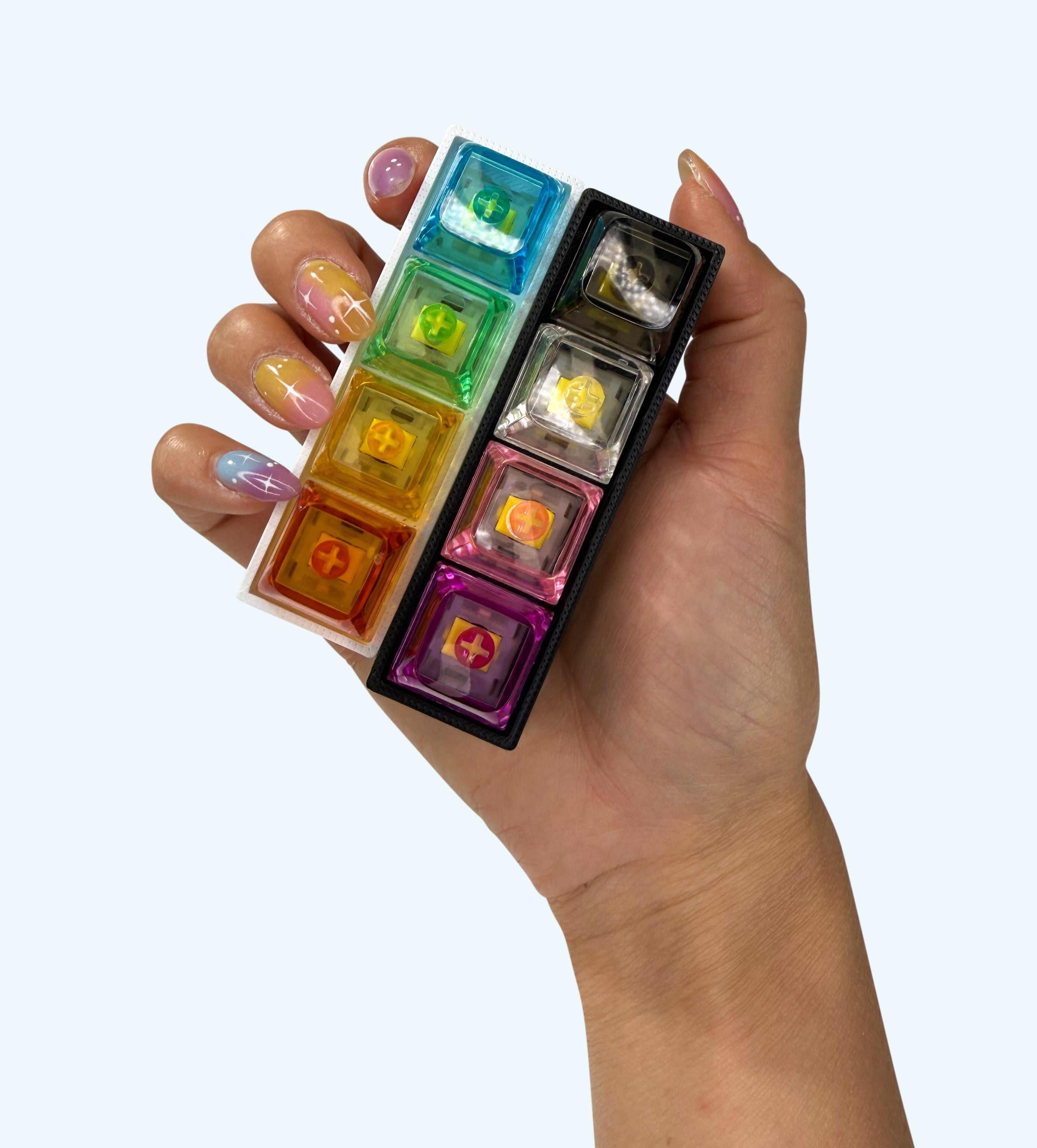 Clear Square Specialty Keycaps