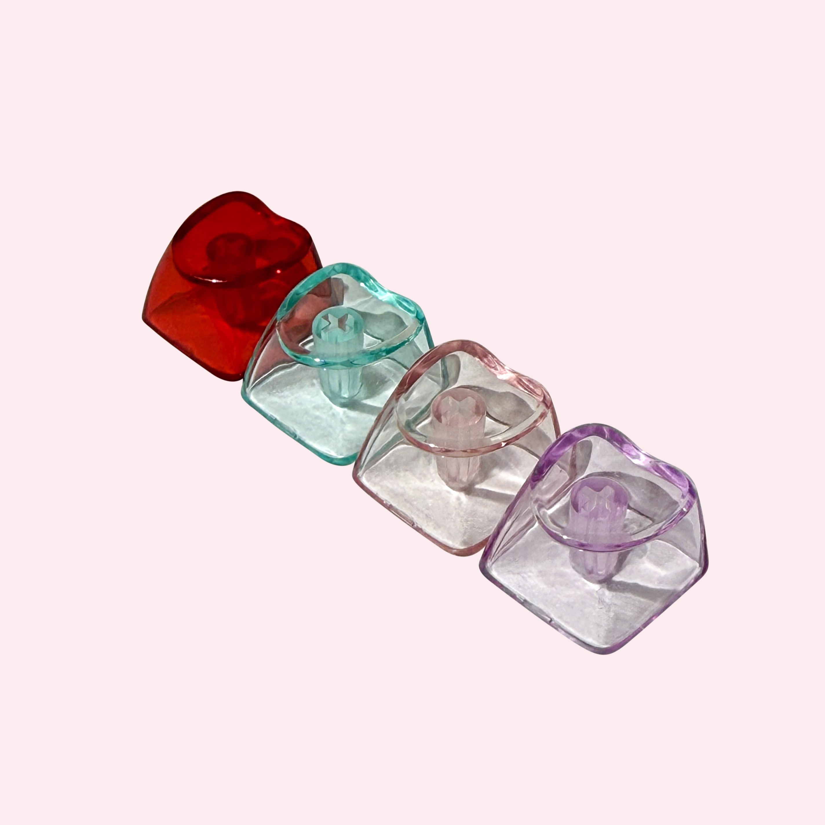Heart Clear Specialty Keycap