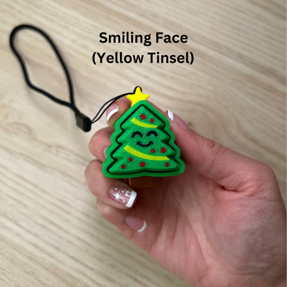 Christmas Tree Fidget Keychain Clicker