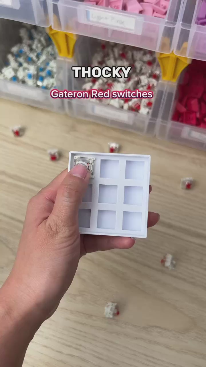 Load video: Video demonstrating thocky switches