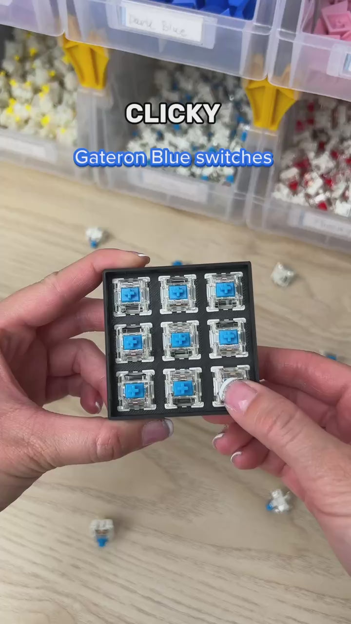 Video demonstrating clicky switches