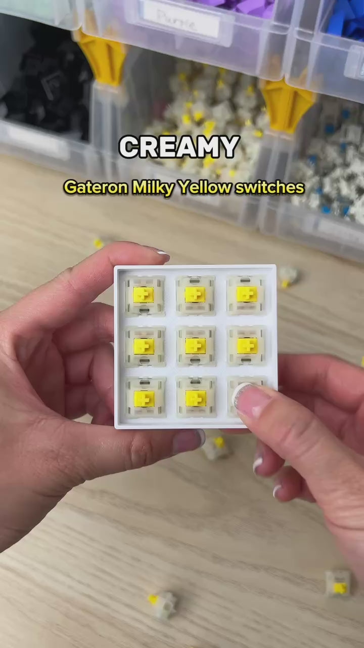 Load video: Video demonstrating creamy switches